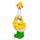 Hillside Pasture Garden Statuary, Ceramic Sunny Garden Goose, 12"H, Asst of 2