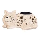 Pet Central Garden Statuary, Resin Cat with Shadow Glow Pattern, Solar, 8.5"L