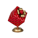 Howdy Holidays, Christmas Gift Box Metal Statuary, Set of 2