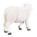 Hillside Pasture Garden Statuary, Resin Curly Wool Sheep, 16.5"L