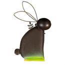 Hop Into Spring Garden Statuary, Metal Sunny Bloom Bunny, 17.5"H