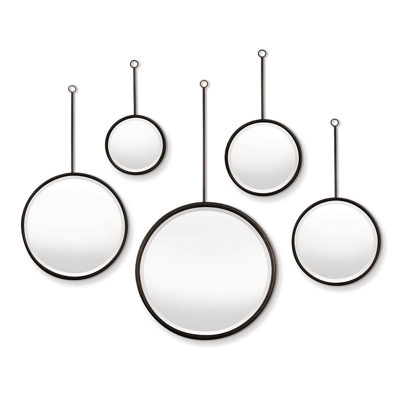 NAPA Home & Garden, MAISON NOIR PENDULUM MIRRORS, SET OF 5,HC144