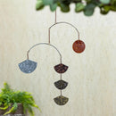 VivaStyle Hanging Decor, Abstract Mixed Metal Hanging Décor, 22"H
