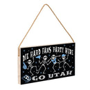 Utah Mammoth Halloween Wood Wall Sign, 6x11