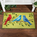 Songbird Branch Indoor/Outdoor Hooked Rug 24"x42"