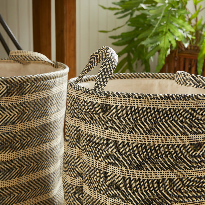 NAPA Home & Garden, MARLEIGH ROUND BASKETS, SET OF 2,HU407