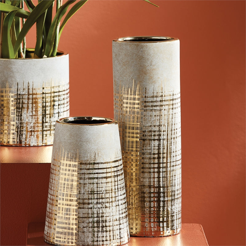 NAPA Home & Garden, KAMBIA CYLINDRICAL VASE,HV408