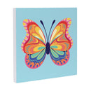 Bunny Blooms Indoor Wall Decor, Blue Butterfly, 12" L x 12" H