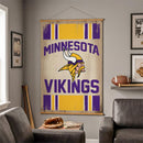 Minnesota Vikings, Canvas Wall Tapestry, Large, 54x36