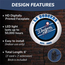 Los Angeles Dodgers, Metal Lite, Round