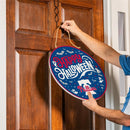 Philadelphia Phillies Halloween Round Door Decor with Hanging Rope, 18x18