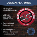Tampa Bay Buccaneers, Metal Lite, Round