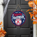 Boston Red Sox Halloween Round Door Décor with Hanging Rope, 18x18
