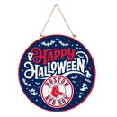 Boston Red Sox Halloween Round Door Decor with Hanging Rope, 18x18