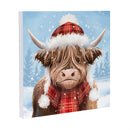 Holly Homestead Highland Cow Wall Decor, 12"x12"
