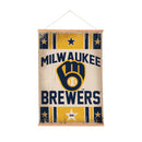 Milwaukee Brewers, Canvas Wall Tapestry, Medium, 36x24