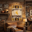 University of Wyoming, Canvas Wall Tapestry, Medium, 36x24