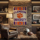 Clemson University, Canvas Wall Tapestry, Large, 54x36