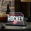 Detroit Red Wings Hockey Rectangle Desklite LED Decor