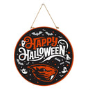 Oregon State University Halloween Round Door Decor with Hanging Rope, 18x18