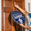 Toronto Maple Leafs Halloween Round Door Decor with Hanging Rope, 18x18