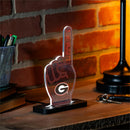University of Georgia College Foam Finger Desklite LED Decor
