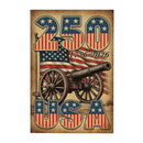 Red White & Bloom Indoor Wood Wall Decor, 250USA, 24"x16"