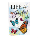 Pollinator Garden Indoor Wall Decor, Life is Joyful, 16" L x 24" H