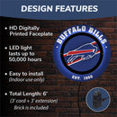 Buffalo Bills, Metal Lite, Round