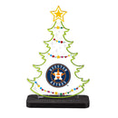 Houston Astros Baseball Holiday Tree Desklite LED Decor