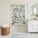 Cottage Garden Indoor Wall Decor Canvas Tapestry, Garden Scatter 52"X 36" Canvas Tapestry