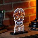 Houston Astros Baseball Sugar Skull Desklite LED Decor