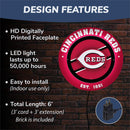 Cincinnati Reds, Metal Lite, Round