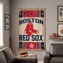 Boston Red Sox, Canvas Wall Tapestry, Large, 54x36