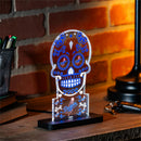 Los Angeles Dodgers Baseball Sugar Skull Desklite LED Decor