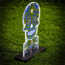 Los Angeles Dodgers Baseball Sugar Skull Desklite LED Decor