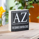 State Wooden Plock Arizona 6x6"
