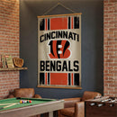 Cincinnati Bengals, Canvas Wall Tapestry, Large, 54x36