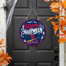 St Louis Cardinals Halloween Round Door Decor with Hanging Rope, 18x18