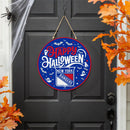New York Rangers Halloween Round Door Decor with Hanging Rope, 18x18