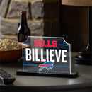 Buffalo Bills NFL Football Rectangle Desklite LED Decor