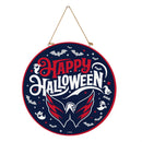 Washington Capitals Halloween Round Door Decor with Hanging Rope, 18x18
