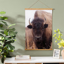 Hillside Pasture Indoor Wall Decor Canvas Tapestry, Bison 36"x24" Canvas Tapestry
