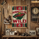 Minnesota Wild, Canvas Wall Tapestry, Medium, 36x24