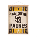 San Diego Padres, Canvas Wall Tapestry, Large, 54x36