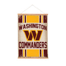 Washington Commanders, Canvas Wall Tapestry, Medium, 36x24