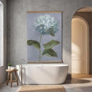 VivaStyle Hydrangea Haven Indoor Wall Décor Canvas Tapestry, Hydrangea Stem 52"X 36" Canvas Tapestry