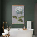 VivaStyle Hydrangea Haven Indoor Wall Decor Canvas Tapestry, Hydrangea Stem 36"x24" Canvas Tapestry