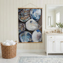 Seaside Retreat Indoor Wall Decor Canvas Tapestry, Shells 52"X 36" Canvas Tapestry