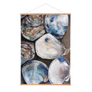Seaside Retreat Indoor Wall Decor Canvas Tapestry, Shells 52"X 36" Canvas Tapestry